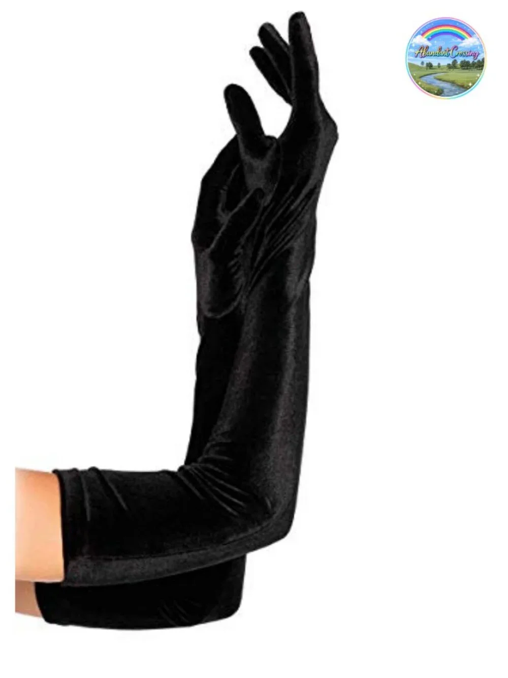 Opera Length Velvet Gloves for Costume & Evening Wear